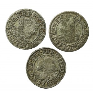 Austria, Ferdynand II, zestaw 3 Krajcary 1624-1634. Razem 3 szt. (608)
