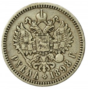 Rusko, Mikuláš II., rubl 1898 (611)