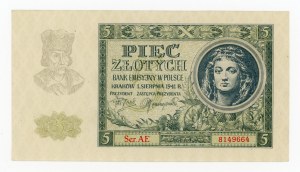 GG, 5 gold 1941 AE (255)
