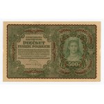 II RP, zestaw 1/2 - 5000 mkp 1919/1920. Razem 8 szt. (262)