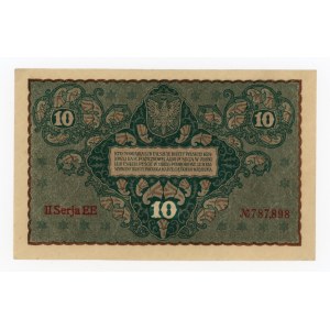II RP, 10 mkp 1919 II Serja EE (271)