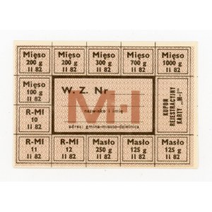 Supply card, February 1982 - M-I (305)
