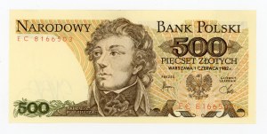 Polská lidová republika, 500 zlotých 1982 ES (339)