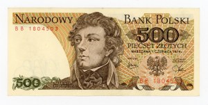 Polská lidová republika, 500 zlatých 1979 BB (341)