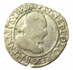 Henry III of Valois, 1/4 franc, 1577. rare (569)