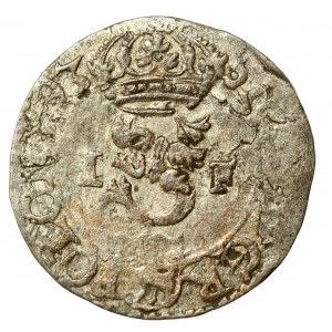 Zikmund III Vasa, Shelly 1593, Olkusz. Vzácná odrůda, velké štíty (583)