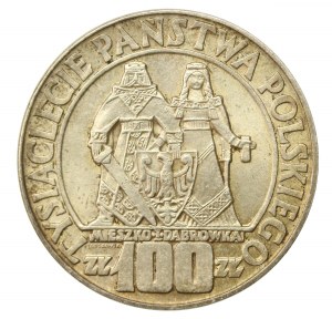 PRL, 100 zlotých 1966 Mieszko i Dąbrówka (804)