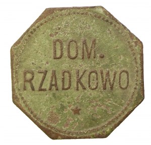 Rzadkowo poviat pilski, žeton panství, nominální hodnota 10. Rzadki (817)