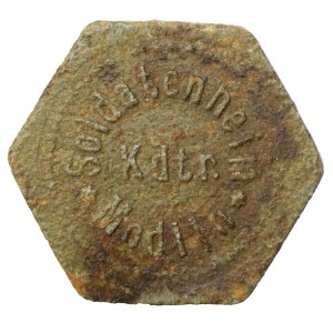 Modlin, Dům vojáka / Soldatenheim, 50 fenig. Velmi vzácné (827)