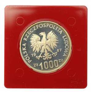 PRL, 1000 zlotých 1987, Wrocław, Vzorek (121)