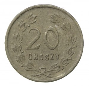 Krakov, 20. pěší pluk, 20 groszy (841)