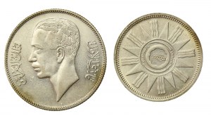 Irák, sada 20 a 50 filsů 1938-1959, stříbro. Celkem 2 ks. (850)