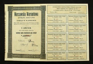 Warszawska Warrantowa Sp. Akc., 25 zloty 1928 (626)