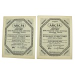 CENTRA Sp. Akc. for the Confectionery and Bakery Profession, 10,000 mkp 1923. set of 2 pcs. (630)