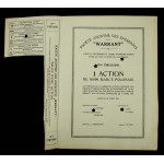 WARRANT Sp. Akc. of Commodity Stores, Em.2, 10,000 mkp 1923 (639)
