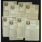 4% State Bonus Loan 1920, bond 1,000 mkp. Set of 8 pcs. (648)