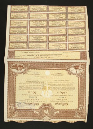 Warsaw, 4.5% loan of the City of Warsaw 1931, bond 66.50 zl. Set of 3 pcs. (649)