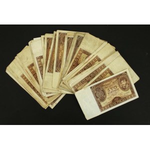 II RP, 100 złotych 1932 i 1934. Razem 60 szt. (664)