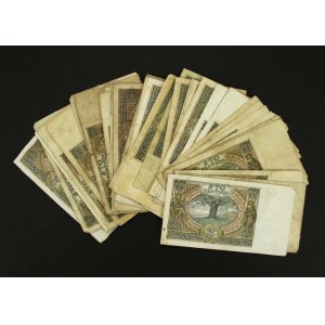 II RP, 100 złotych 1932 i 1934. Razem 60 szt. (664)