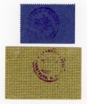 Dzierzgoń/Christburg; Magistrát; 10 a 50 fenig 1919 (456)