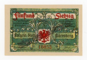 Ińsko/Noerenberg; Stadt; 75 fenigów 1921-1922 (460)