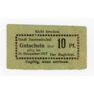 Zaniemyśl/Santomischel; Stadt; 10 fenigs 1917 (480)