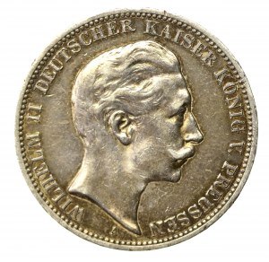 Germany, Prussia, Wilhelm II, 3 marks 1911 (731)