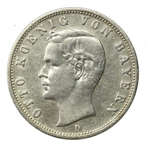Německo, Bavorsko, Otto, 2 marky 1904 (733)