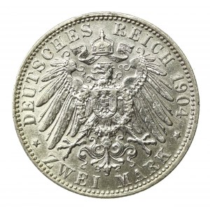 Německo, Bavorsko, Otto, 2 marky 1904 (733)