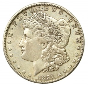 USA, $1 1891, Morgan, Philadelphia (741)