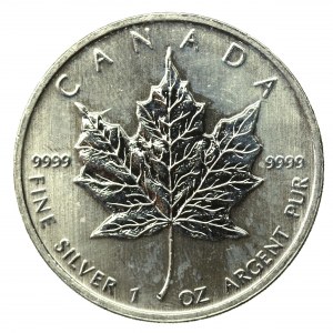 Canada, Elizabeth II, $5 2010 - Maple leaf, 1 oz Ag 999 (748)