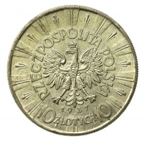 Second Republic, 10 gold 1937 Pilsudski (752)