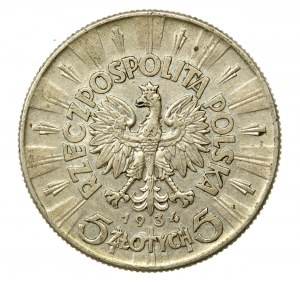 II RP, 5 zl. 1934 Piłsudski (755)