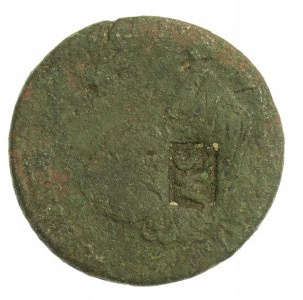 August III Saxon, Penny - MS countermark (787)