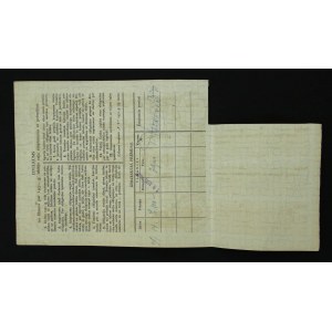 Łotwa, Obligacja 20 Latiem 1931, niski numer 00005 (683)