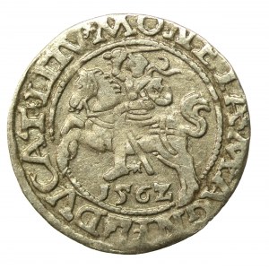 Zygmunt II August, Półgrosz 1562, Wilno - 17 Pogoń, L/LITVA (862)