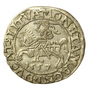 Sigismondo II Augusto, mezzo penny 1557, Vilnius. LI/LITVA (865)