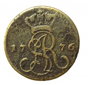 Stanisław August Poniatowski, penny 1776 E.B, Varšava (868)