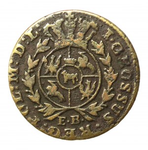 Stanisław August Poniatowski, penny 1776 E.B, Varšava (868)