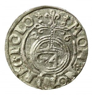 Zikmund III Vasa, Půlroh 1626, Bydgoszcz - Půlroh v ozdobném štítu (874)