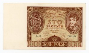 II RP, 100 zlatých 1934 Ser. C.D. (382)