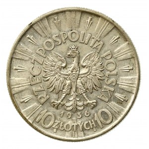 Second Republic, 10 gold 1936 Pilsudski (696)