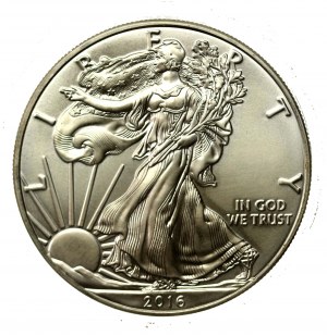 USA, 1 dollar 2016 - American Eagle, 1 ounce Ag 999 (698)