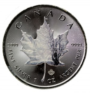 Canada, Elizabeth II, $5 2014 - Maple leaf, 1 oz Ag 999 (699)
