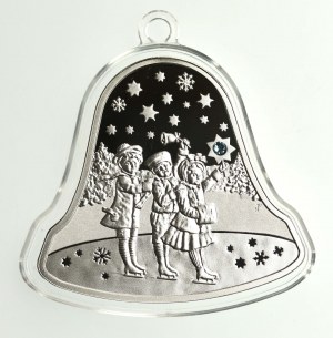 Niue, $2 2012 - Christmas bell, 1 oz Ag 999 (700)