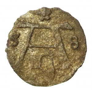 Knížecí Prusko, Albrecht Hohenzollern, denár Königsberg 1558 - vzácný (898)