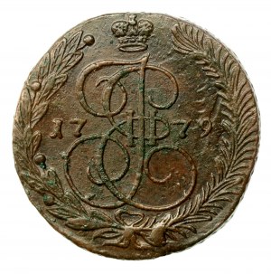 Rosja, Katarzyna II, 5 kopiejek 1779 EM (925)