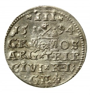 Zikmund III Vasa, Trojak Riga 1594 - s lilií (936)