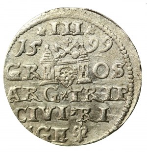 Zikmund III Vasa, Trojak 1599, Riga (937)