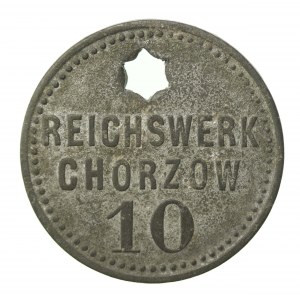 Chorzów/Chorzow; Reichswerk; 10 fenig (954)